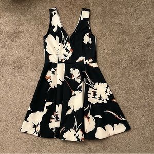 Anthropologie Maeve Amory Scuba Fit & Flare Dress